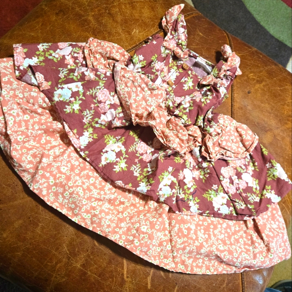 2T Happy Threads size Floral Dress with  Accents